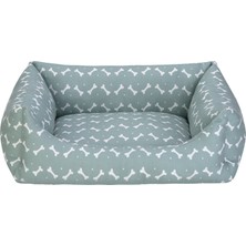 Drnds Pet Comfort Uniform Bone Mint-Beyaz Kedi ve Köpek Yatağı M 60X50CM