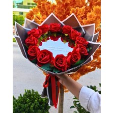 Aden Çiçek Evi Aynalı Buket Bunlar Senin Aynadaki Benim Çiçeğim❤️💕💖sevdiklerinize Özel Gün Hediyesi