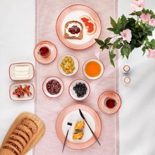 UltraMint Renkli 32 Parça Kahvaltı Takımı, Şık ve Modern Tasarım