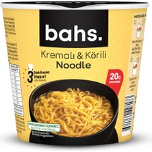 Bahs Proteinli Noodle Köri ve Kremalı 100GR