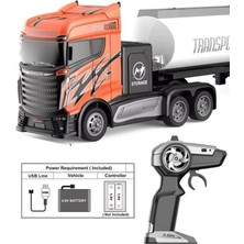 Kumandalı Şarjlı Sesli Işıklı 1:16 Trafik Setli Full Fonksyion Oyuncak Iş Makinası Tanker
