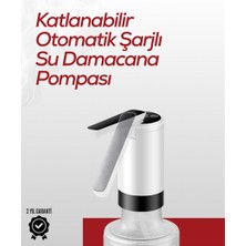 Zero Land Drnds Akıllı Şarjlı Damacana Pompası Tek Tuşla Su Dolum