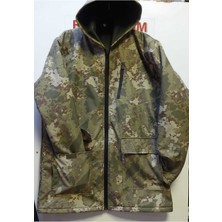 Beyzdenim Su Geçirmez (Mebranlı) K Kuvvetleri Kamuflaj Desen Avcı ve Yürüyüş Montu