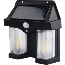 Epilons Fithome OR-228 Hareket Sensörlü Su Geçirmez Solar Bahçe Aydınlatma Duvar Lambası