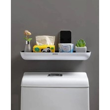 UltraMint Çift Renkli Duvara Yapışkanlı Banyo ve Mutfak Düzenleme Rafı