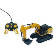 Lisinya 1:24 Uzaktan Kumandalı Şarjlı Excavator 40 Mhz 360 Derece Dönebilen Kepçe Özelliği