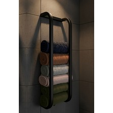 UltraMint Pratik Metal Banyo Havlu Rafı, Vidalı Duvar Tipi Düzenleyici