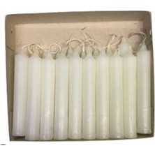 Gül Mum 100 Adet Beyaz Mum