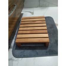 UltraMint Ahşap Çocuk Lavabo ve Klozet Önü Basamağı, Kurulu, Güvenli ve Şık