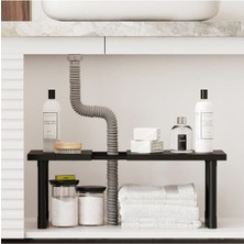 UltraMint Ayarlanabilir Dolap Lavabo Altı Düzenleyici Raf, Pratik ve Şık Organize