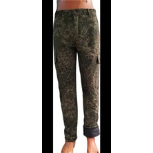 Beyzdenim Çıtır Desen Çulluk Avcı ve Yürüyüş Pantplon Termal ve Komple Su Geçirmez Soğuk Iklim