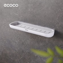 UltraMint Pratik Duvara Yapışkanlı Çok Amaçlı Raf Gri Beyaz Renk