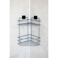 UltraMint Paslanmaz Banyo Köşeliği, Şık ve Dayanıklı Duş Rafı, Pratik Düzenleyici