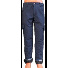 Beyzdenim Lacivert Ultra Isıtıcılı Su Geçirmez Motorcu Kurye Pantolonu 5 Katmanlı Sowtshel +Elyaf