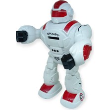 Sensörlü ve Uzaktan Kumandalı Interaktif Robot 35 cm - Kırmızı (Lisinya)