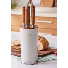 UltraMint Pratik ve Şık 6 Parçalı Paslanmaz Çelik Bıçak Seti, Mutfağınıza Şıklık Katın