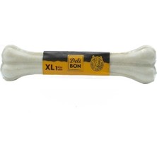 Ashwork Delibon Deri Pres Vakumlu Kemik Köpek Ödülü Beyaz 27 cm 1 Adet 587455