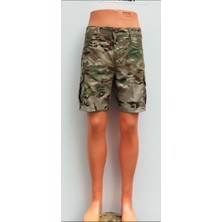 Beyzdenim Deniz ve Günlük Ince Ripsstop Kamuflaj Su Itiçi Şort