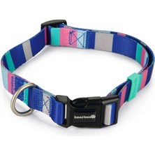 Drnds Beeztees Köpek Boyun Tasması, Renkli Kalın Çizgiler, 48-70CM, 25MM