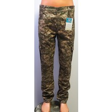 Beyzdenim Kamuflaj Bordolu Kargo Su Itici Çulluk Avcı ve Yürüyüş Pantolonu