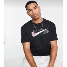 Nike Sportswear Tee M90 Swoosh Siyah Erkek T-Shirt DZ2995-010