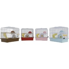 Ashwork Dayang Rahat ve Geniş Oyuncaklı Hamster Kafesi 23X17X24 cm 587455