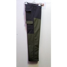 Beyzdenim Haki Polarlı Su İtiçi Çulluk Pantolonu Büyük Beden Erkek Regular Kesim Likralı Kumaş