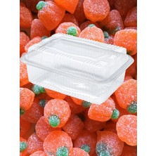 Yorulmaz Ambalaj 750 gr Yüksek Kapaklı  Paket Servis ve Buzdolabı Kullanımına Uygun, Sızdırmaz  Kullan- At Kap – 12’li Paket