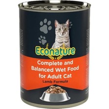 Ashwork Econature Kuzu Etli Yetişkin Konserve Kedi Maması 1 Adet 400 gr 587455
