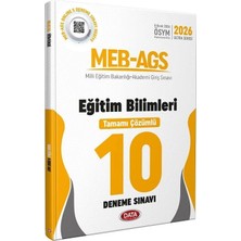 Data Yayınları Data 2026 MEB-AGS Eğitim Bilimleri 10 Deneme Çözümlü Ultra Serisi