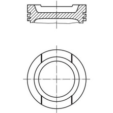 Mahle Matrixzn 033PI00001100 Motor Piston Segman Std Polo-Golf Iv 1.6 B Aft-Akl-Aek 81.01