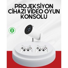 Zero Land Drnds 3D Oyun Destekli Kablosuz Ev Sinema Projeksiyon Cihazı