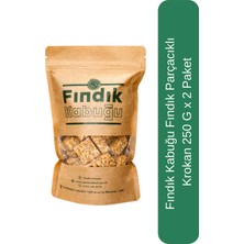 Fındık Kabuğu Fındık Parçacıklı Krokan 250 G x 2 Paket