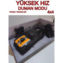 Boratila Toys 1:16 Ölçek 2.4ghz Uzaktan Kumandalı Full Fonksiyon Şarjlı Dodge Challenger Görünümlü Drift Araba