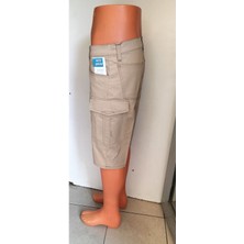 Beyzdenim Bej Şort Kapri Diz Altı Pantolon Ibüyük Beden