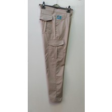 Beyzdenim Taş Rengi Esnek Su Itiçi Rıpsstop Kargo Taktikal Buyuk Beden Pantolon