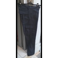 Beyzdenim Koyu Gri Kargo Esnek Taktikal Buyuk Beden Ripsstop Pantolon