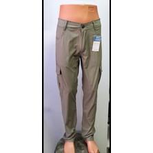 Beyzdenim Tatlı Haki Süper Mikro En Likra Boy Likra Ultra Hafif Su Itiçi Ince Büyük Beden Pantolon