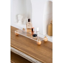 UltraMint Ahşap Top Ayaklı Pinterest Şeffaf Organizer Düzenleyici Standı