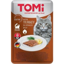 Ashwork Tomi Hindili ve Ispanaklı Pouch Yetişkin Konserve Kedi Maması 100 gr 587455