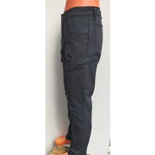 Beyzdenim Likralılacivert Ripsstop Yazlık Taktikal Kargo Pantolon