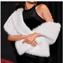 Laviyonsa Kışlık Kürk Etol Davet Şalı