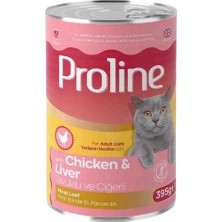 Üreticiniz Ashwork Proline Pate Içinde Et Parçacıklı Tavuklu ve Ciğerli Yetişkin Konserve Kedi Maması 1