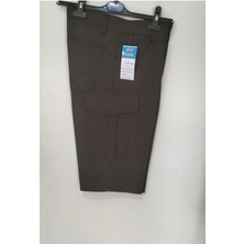 Beyzdenim Koyu Kahve Şort Kapri Diz Altı Pantolon Ibüyük Beden