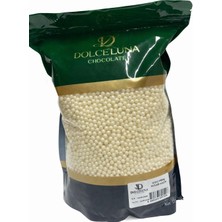 Dolceluna Beyaz Fil Dişi Granül Çikolata Pasta Süsü 1 kg
