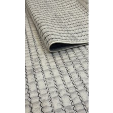 Seloria Home Krem Gri Bohem Iskandinav Modern Saçaklı Doğal Pamuk Taban Salon Koridor Çocuk Oturma Odası Halı