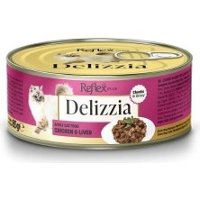 Ashwork Reflex Plus Delizzia Sos Içinde Parça Etli Tavuklu ve Ciğerli Yetişkin Konserve Kedi Ma
