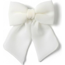 Jz Moda Şifon Fiyonk Otomatik Klipsli Toka - Farklı Renk Seçenekli Kurdele Saç Aksesuarı