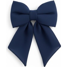 Jz Moda Şifon Fiyonk Otomatik Klipsli Toka - Farklı Renk Seçenekli Kurdele Saç Aksesuarı