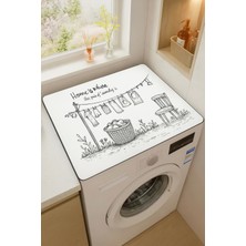 UltraMint Kaymaz Çamaşır ve Kurutma Makinesi Üstü Koruyucu Mat 27CM